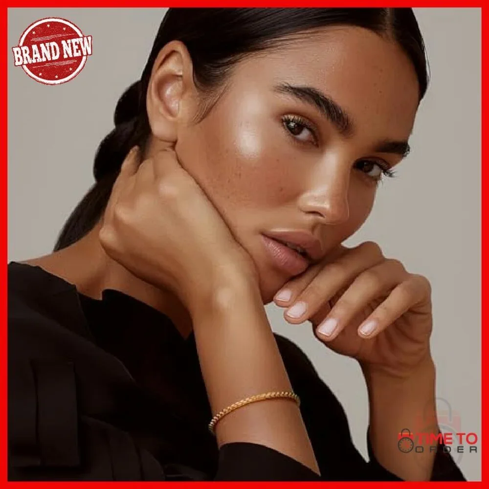 14K Gold Box Chain Bracelet 8 Inches Hypoallergenic Lobster Clasp